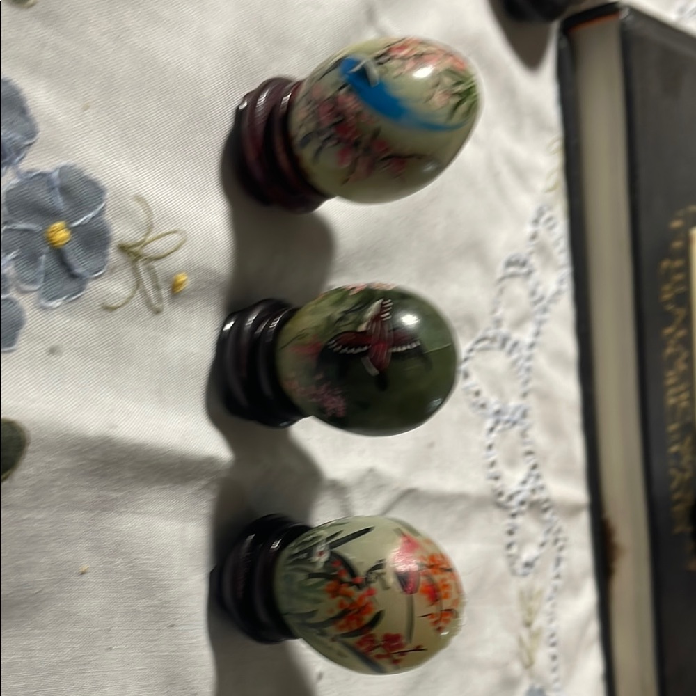 Handcrafted Decorative Egg Set - Multicolor